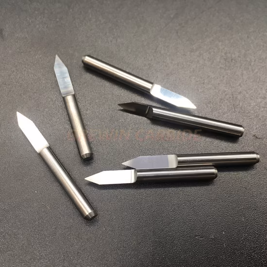 Utensili da taglio per fresa a fondo piatto con fresa per incisione CNC in metallo duro Gw