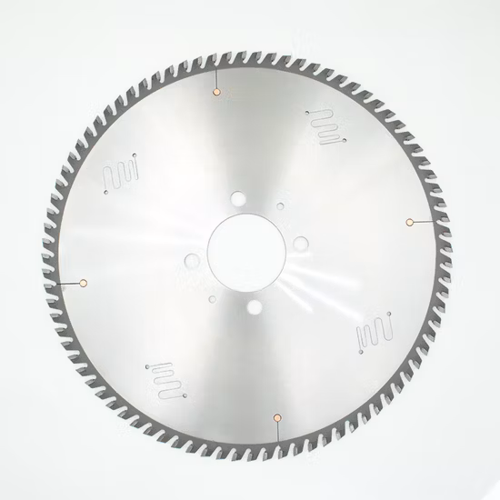 Lama per sega TCT in lega di alluminio al carburo personalizzata in fabbrica per legno truciolare
