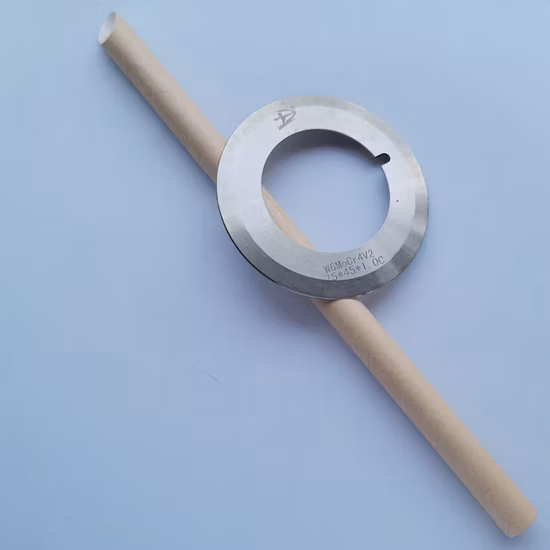 Taglierina in carburo di tungsteno in acciaio ad alta velocità, coltello da taglio per pellicola in carta BOPP con un buon servizio